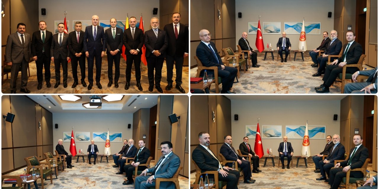 Kuzey Makedonya'daki Türk Siyasi Partileri İle Arnavut Koalisyonu Liderlerini Kabul Etti