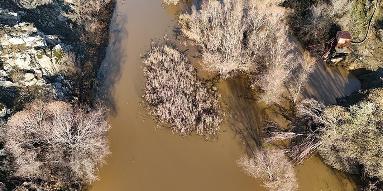 Kırklareli'nde Son Yağışlar Teke Deresi'nin Debisini Arttırdı