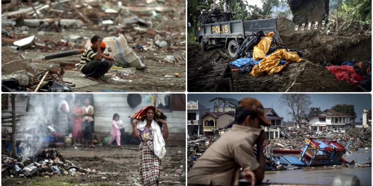 Hint Okyanusu'nu Çevreleyen Ülkeler 2004 Depreminde Hayatını Kaybedenlerin Yasını Tutuyor