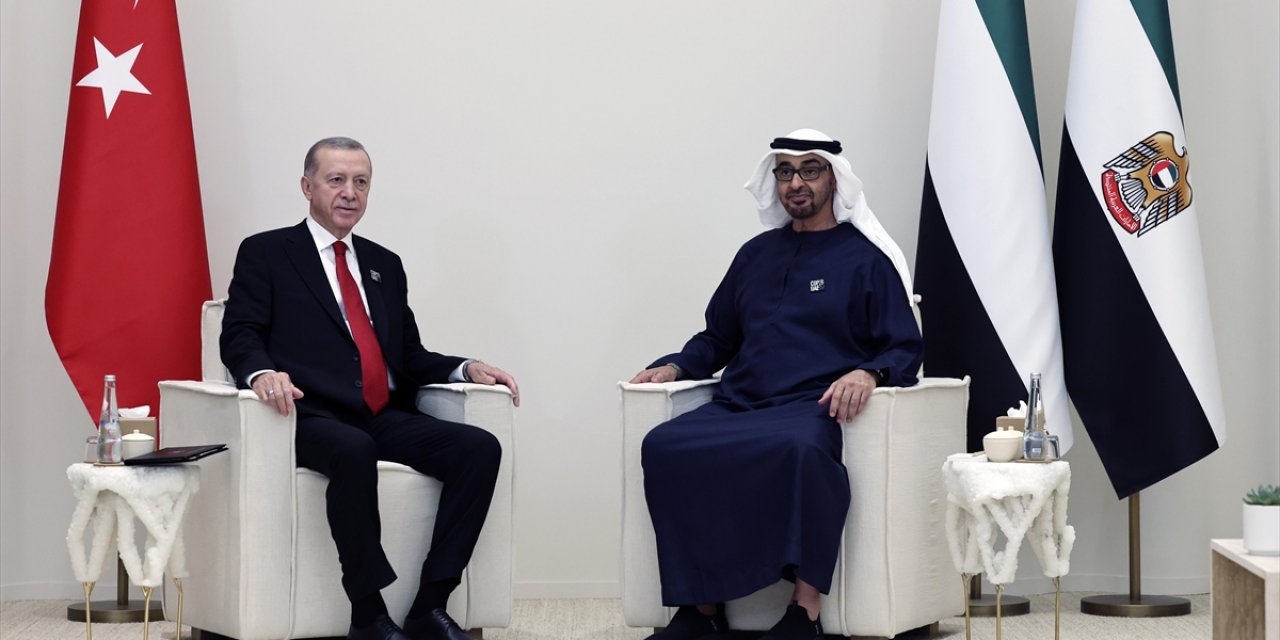 Cumhurbaşkanı Erdoğan, BAE Devlet Başkanı Al Nahyan'la Telefonda Görüştü