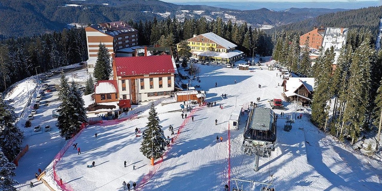 Ilgaz'daki Kayak Merkezlerinde Yılbaşı Hareketliliği