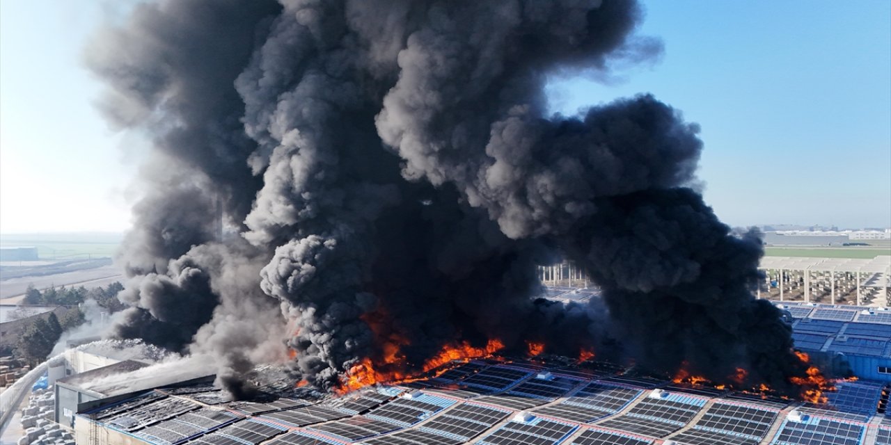 Kırklareli'nde Oyuncak Fabrikasında Yangın Çıktı