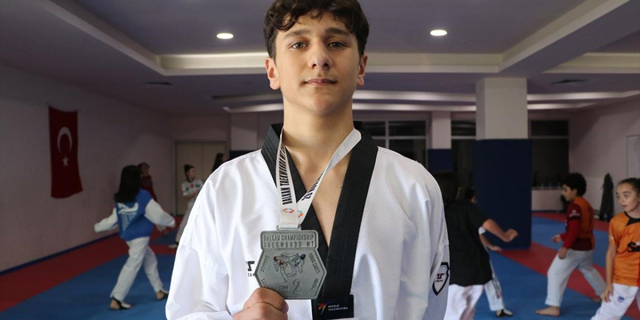 Balkan ve Türkiye İkincisi Milli Tekvandocu Zirve Hedefiyle Çalışıyor
