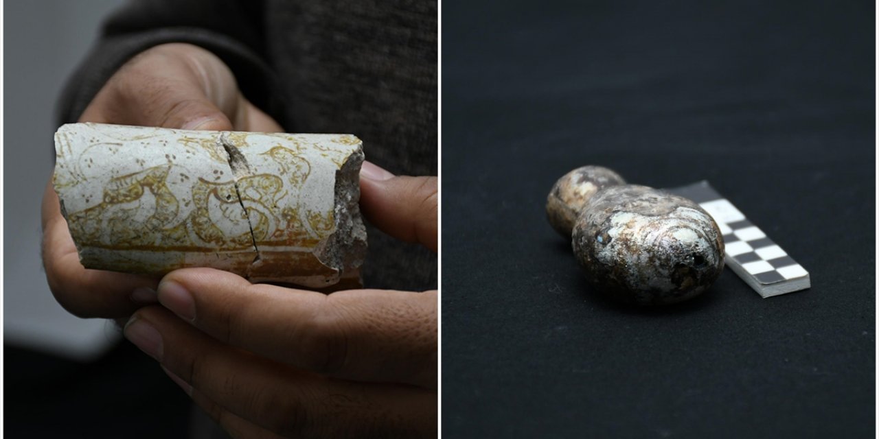 Hasankeyf'teki Kazıda Bulunan 800 Yıllık Seramik Kapta Anadolu Parsı İzi