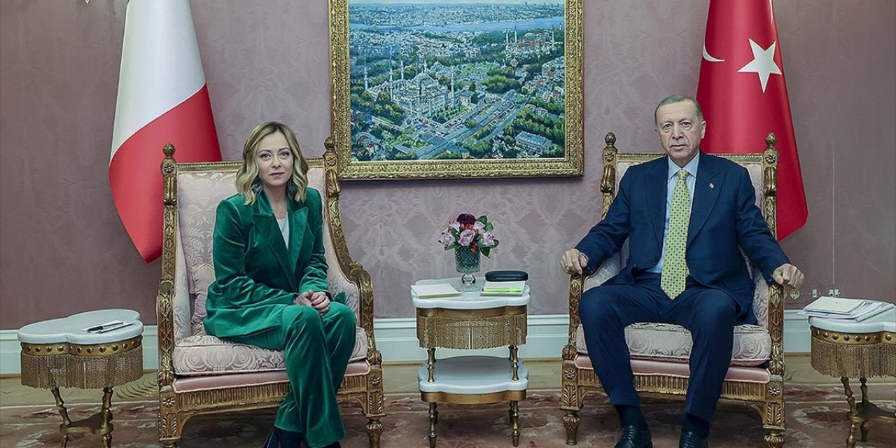 Cumhurbaşkanı Erdoğan, İtalya Başbakanı Meloni İle Telefonda Görüştü