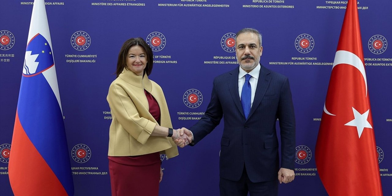 Dışişleri Bakanı Fidan, Slovenyalı Mevkidaşı Fajon İle Ankara'da Görüştü