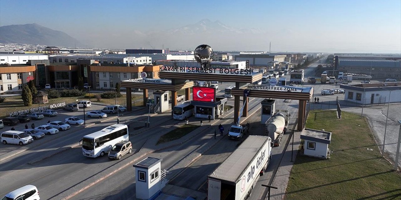 Kayseri Serbest Bölgesi'nden Geçen Yıl 650 Milyon Dolarlık İhracat Yapıldı