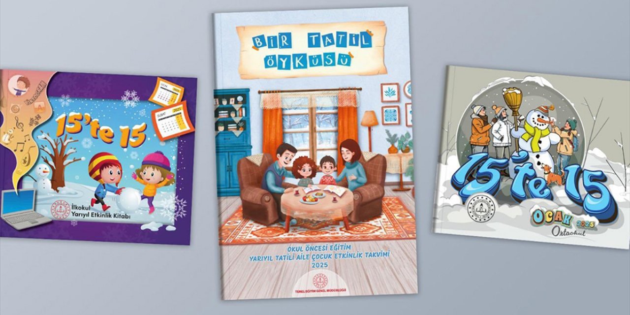 MEB, Öğrencilere Yarıyıl Tatili İçin Etkinlik Kitapları Hazırladı