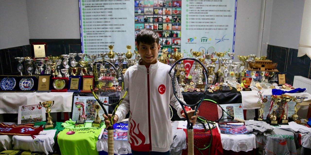 Milli Tenisçi Talha Emin'in Hedefi Les Petits As'ta Şampiyonluk
