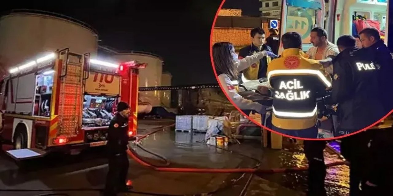 Akaryakıt Dolum Terminalinde Parlama; 4 İşçi Yaralandı