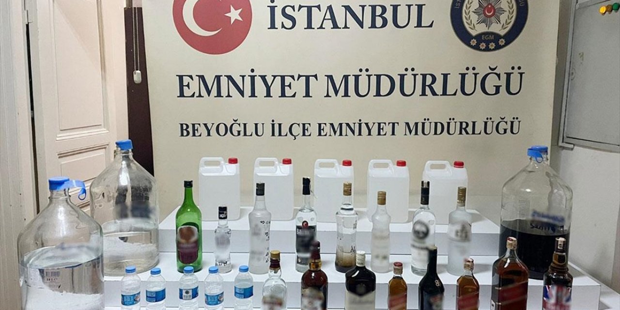 Beyoğlu'nda Dükkanında Sahte İçki Üreten "Sucu" Tutuklandı