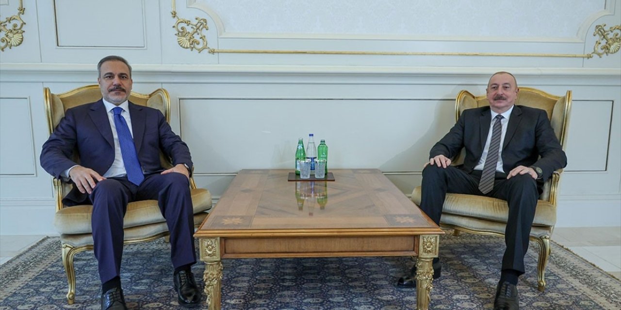 Dışişleri Bakanı Fidan, Bakü'de Azerbaycan Cumhurbaşkanı Aliyev Tarafından Kabul Edildi