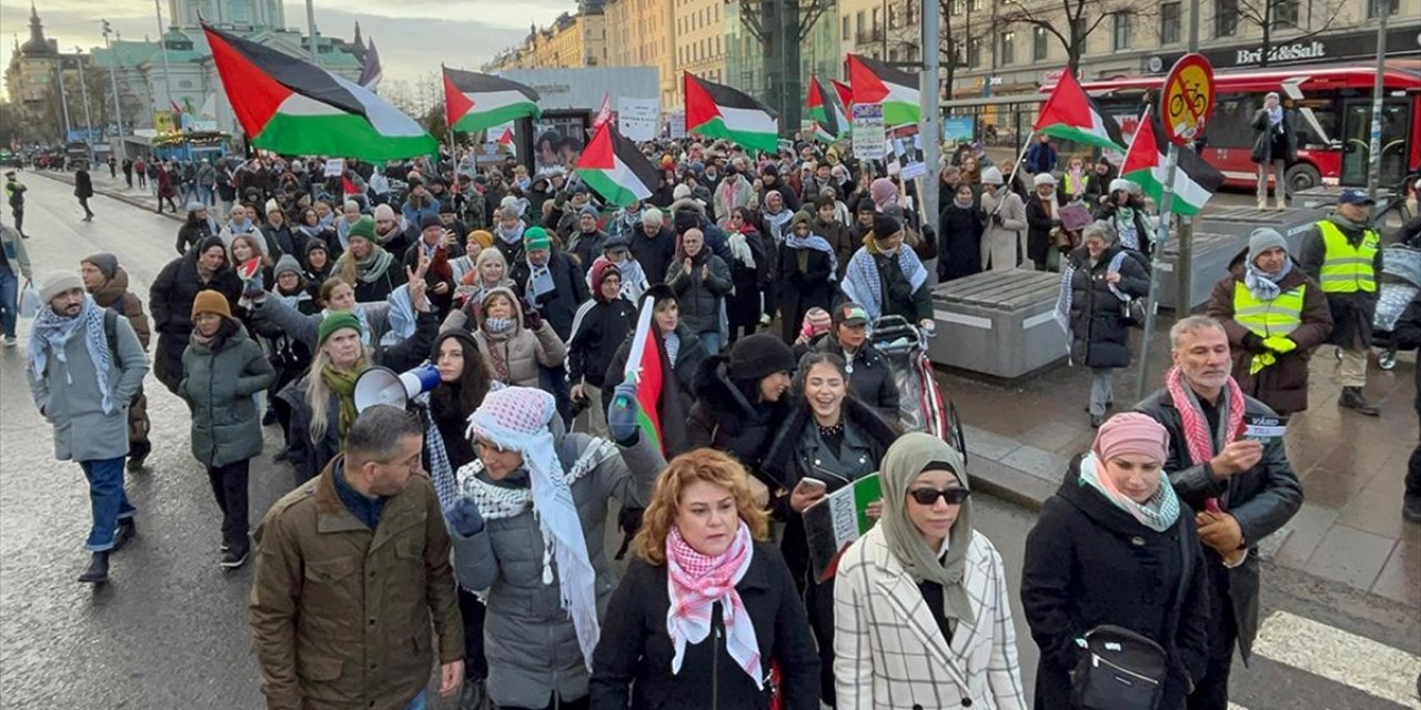 İsveç'te, İsrail'in Gazze'ye Yönelik Soykırımının Hesabının Sorulması Talep Edildi