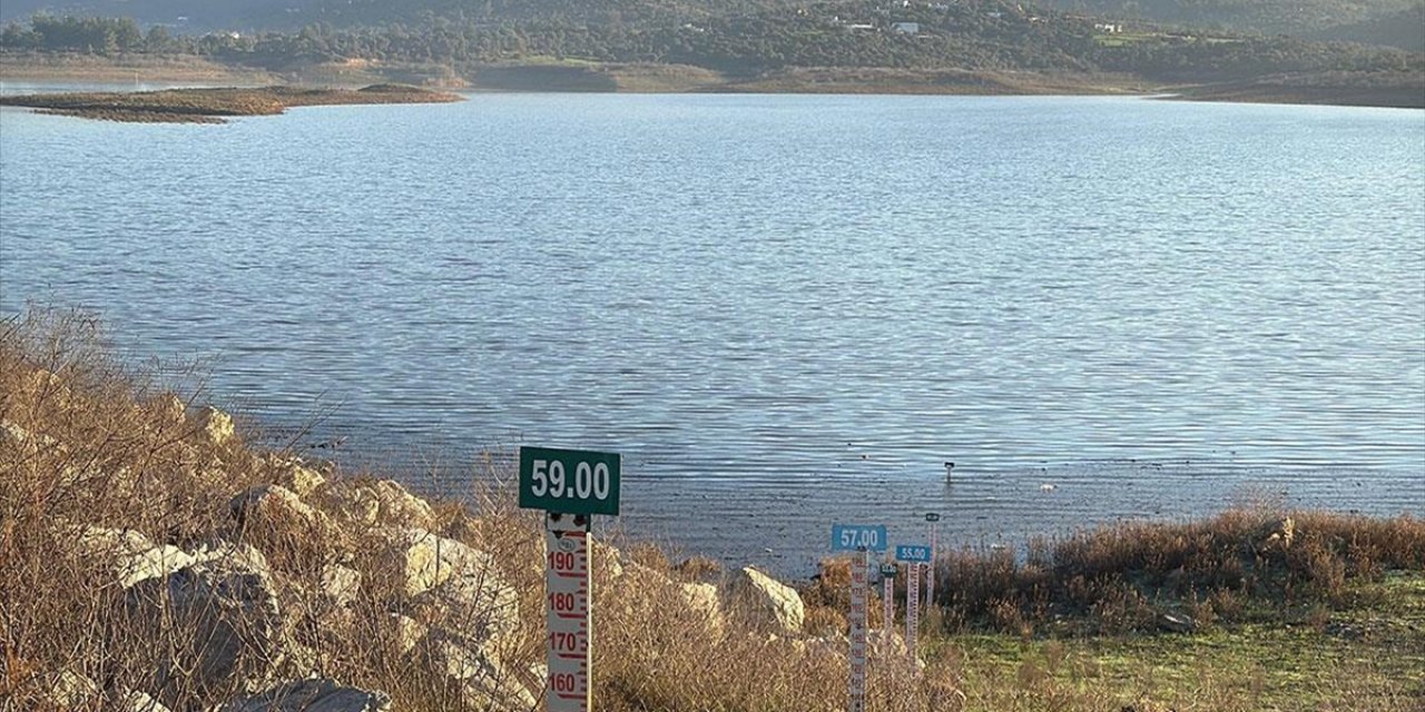 Bodrum'a Su Sağlayan Mumcular ve Geyik Barajlarında Su Seviyeleri Yükseldi