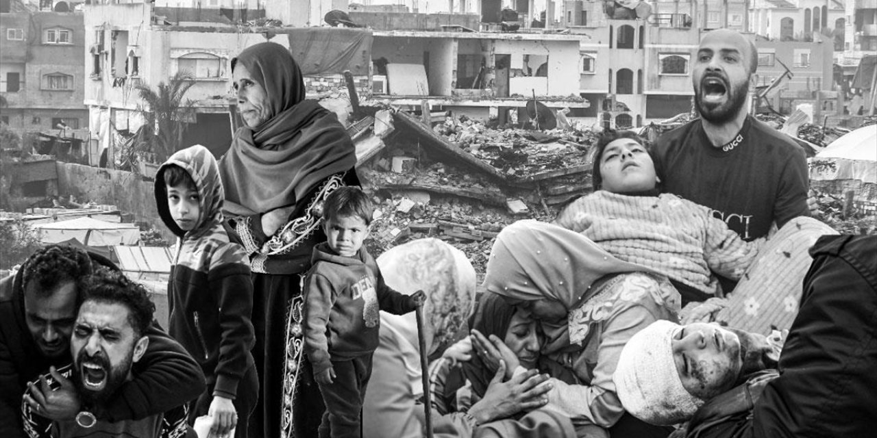 Gazze'de 15 Ay Boyunca Sivilleri Hedef Alan İsrail Geride İnsani Felaket ve Enkaz Bırakıyor