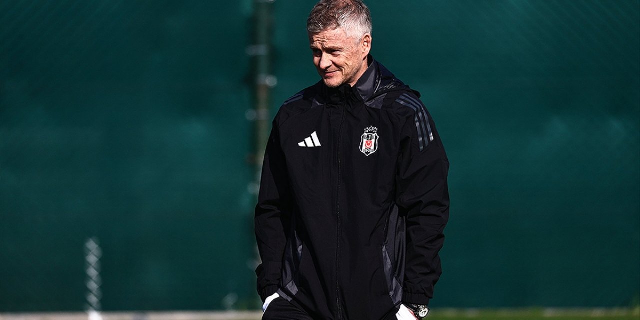 Beşiktaş'ta Teknik Direktör Ole Gunnar Solskjaer, İlk İdmanına Çıktı