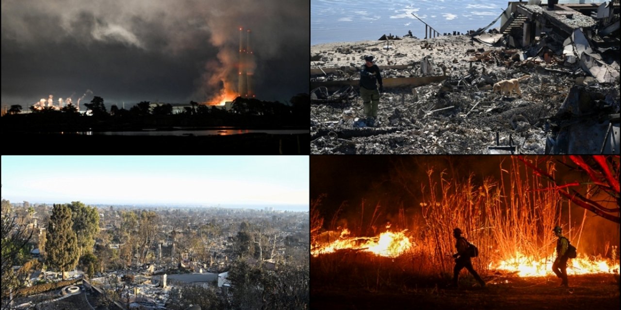 Yangınlarla Mücadeleyi Sürdüren California'da "En Yüksek Seviye Kırmızı Bayrak" Uyarısı Yapıldı