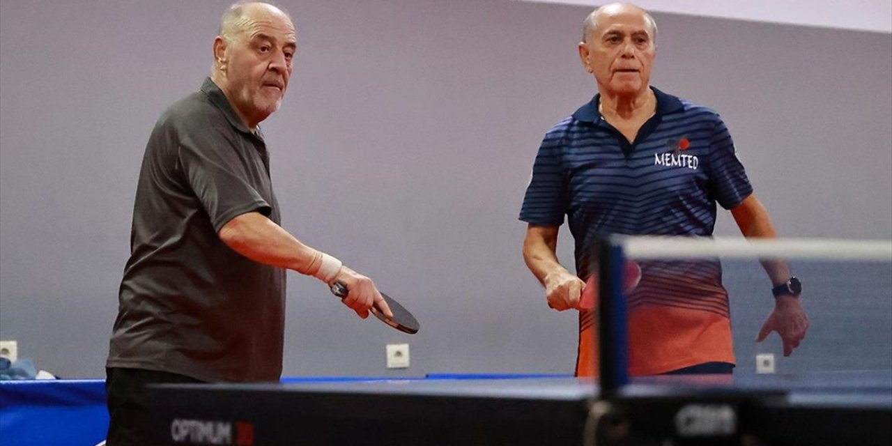 Veteran Masa Tenisçiler, Mersin'deki Uluslararası Turnuvada Yarışacak
