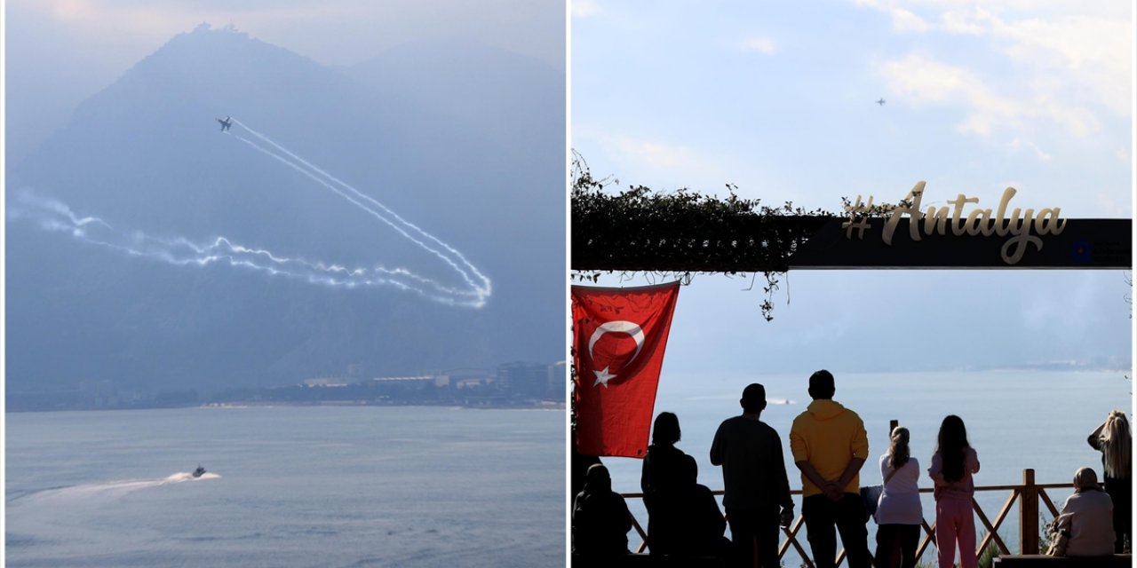 Solotürk, Antalya'da Eğitim Uçuşu Yaptı