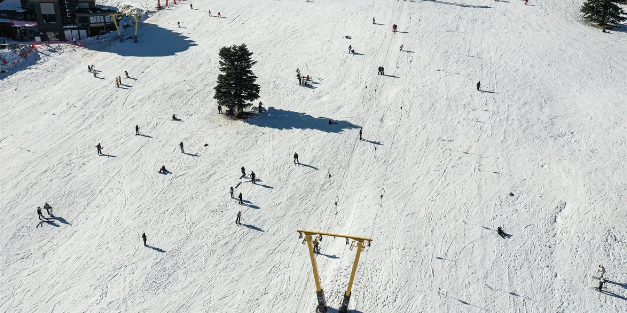 Uludağ'da Kar Kalınlığı 76 Santimetreye Ulaştı