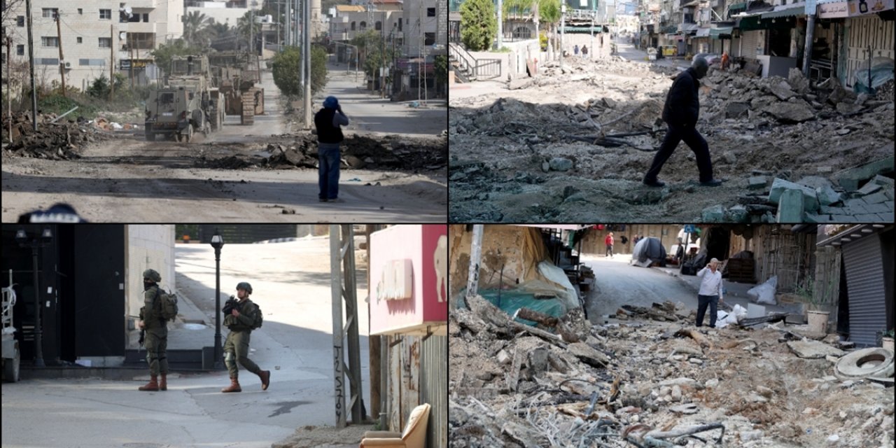 İsrail Ordusu, Batı Şeria'nın Tulkerim Kentinde Filistinlilere Ait Bir Evi Yıktı