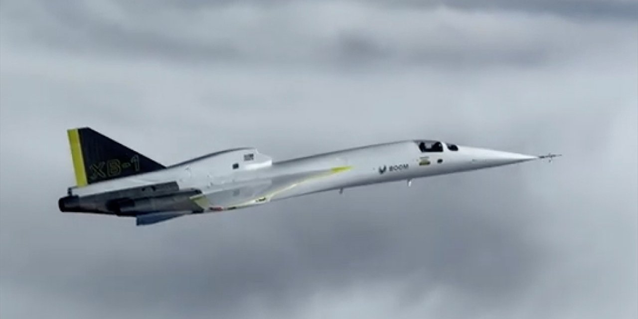 Concorde'un Oğlu' Lakaplı Süpersonik Jet, İlk Kez Ses Bariyerini Aştı