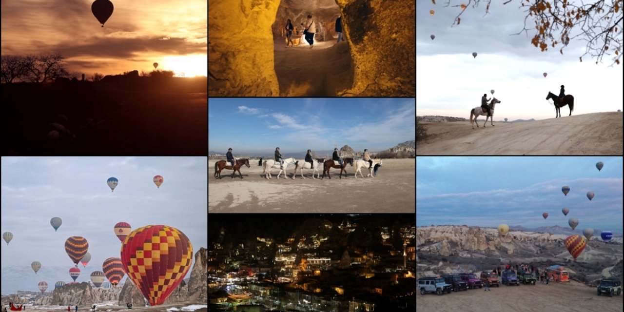 Kapadokya'da Geçen Yıl 1 Milyon 351 Bin 763 Turist Konakladı