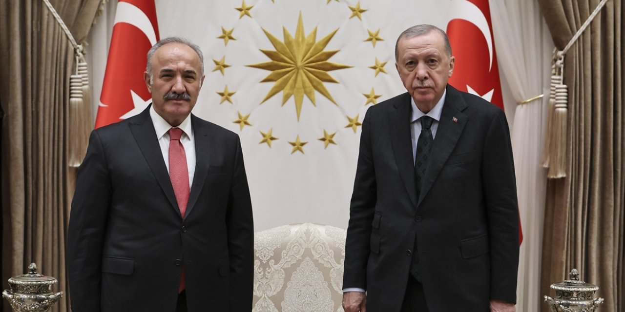 Cumhurbaşkanı Erdoğan, MGK Genel Sekreteri Hacımüftüoğlu'nu Kabul Etti