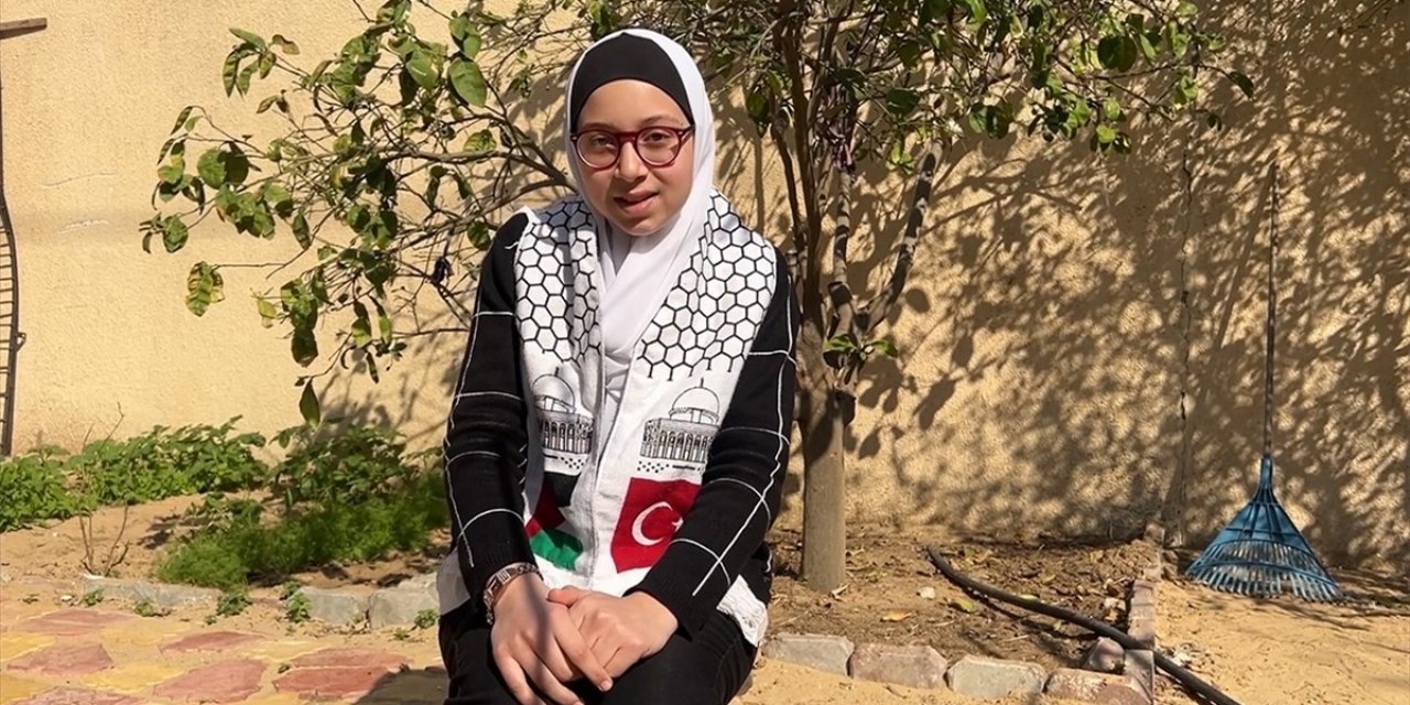 Filistinli 12 Yaşındaki Tesnim'den Cumhurbaşkanı Erdoğan'a Duygu Dolu Mektup