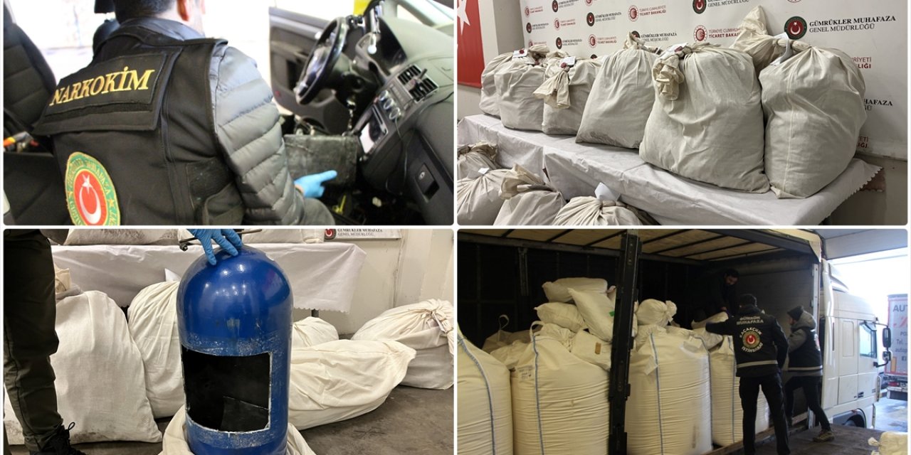 LPG Tankları ve Vites Kutusuna Gizlenen Uyuşturucular "Gümrük Muhafazanın" Gözünden Kaçmadı