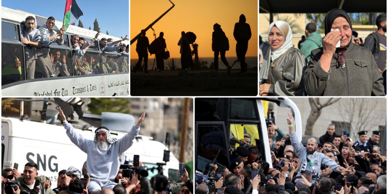 İsrail Hapishanelerinden Serbest Bırakılan Filistinli Esirler Sevdiklerine Kavuştu