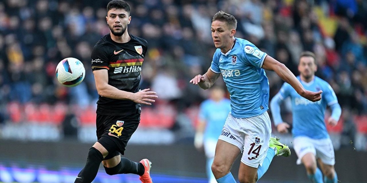 Kayserispor-Trabzonspor Maçında Kazanan Çıkmadı