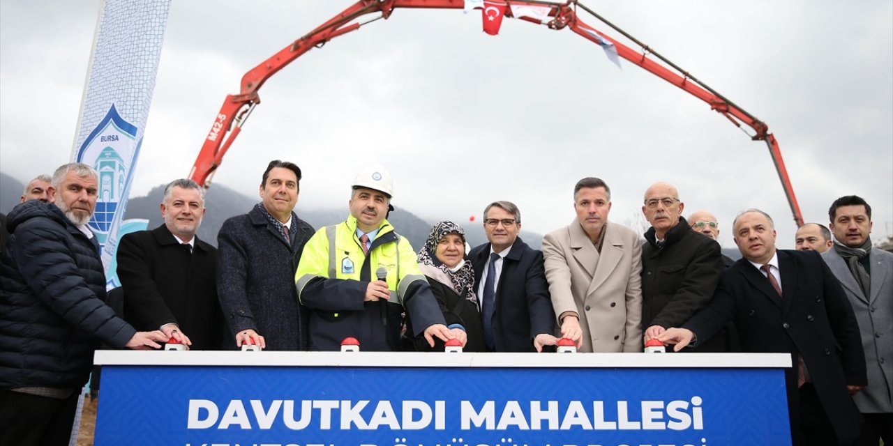 Bursa'da Kentsel Dönüşüm Projelerinin Temel Atma ve Anahtar Teslim Törenleri Yapıldı