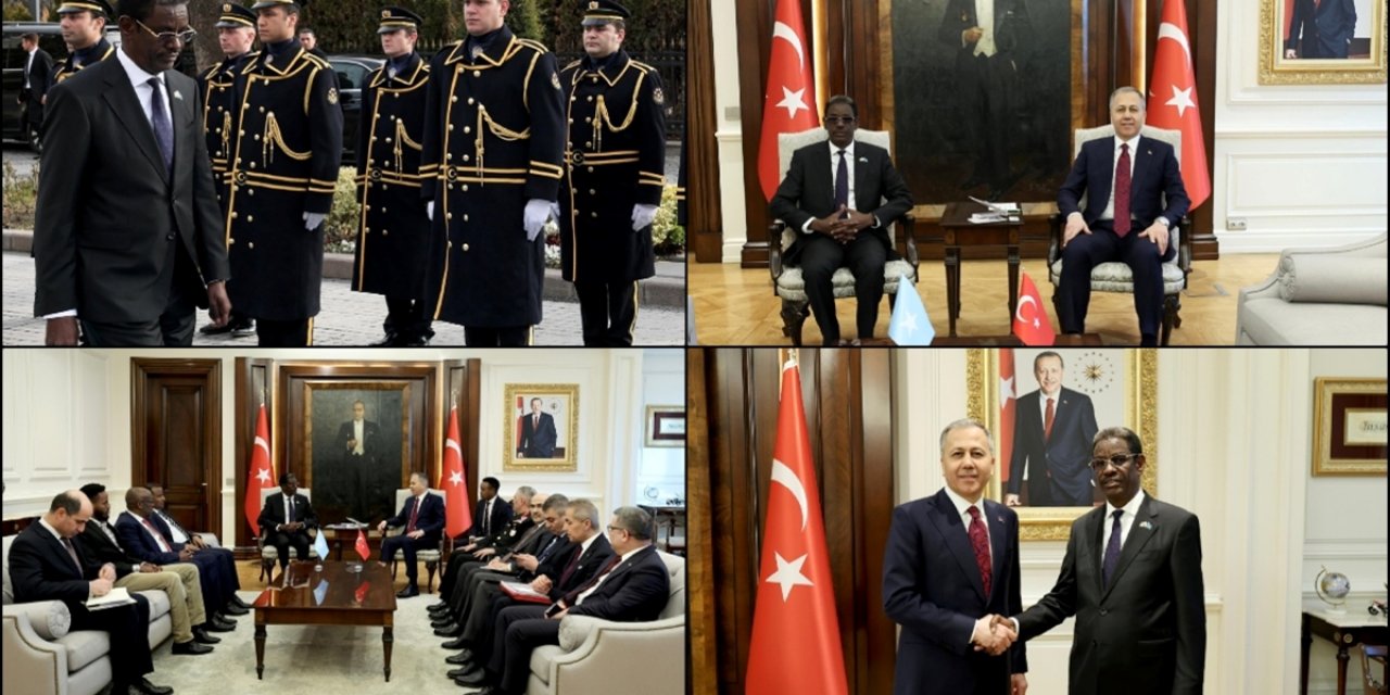 İçişleri Bakanı Yerlikaya, Somali İç Güvenlik Bakanı İsmail İle Görüştü