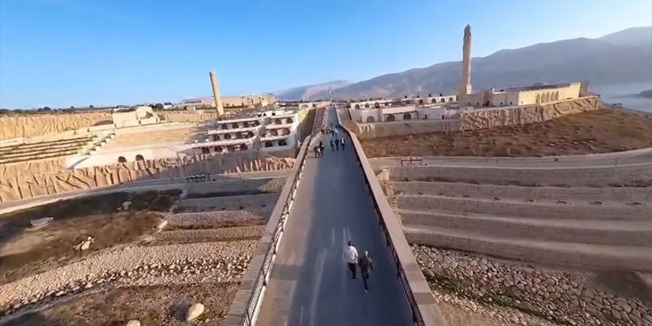 Hasankeyf'teki Şaab Vadisi ve Arkeopark, FPV Dronla Görüntülendi
