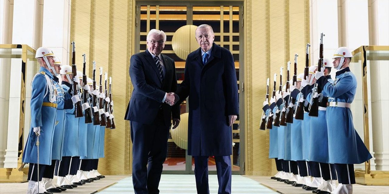 Cumhurbaşkanı Erdoğan, Almanya Cumhurbaşkanı Steinmeier İle Görüştü