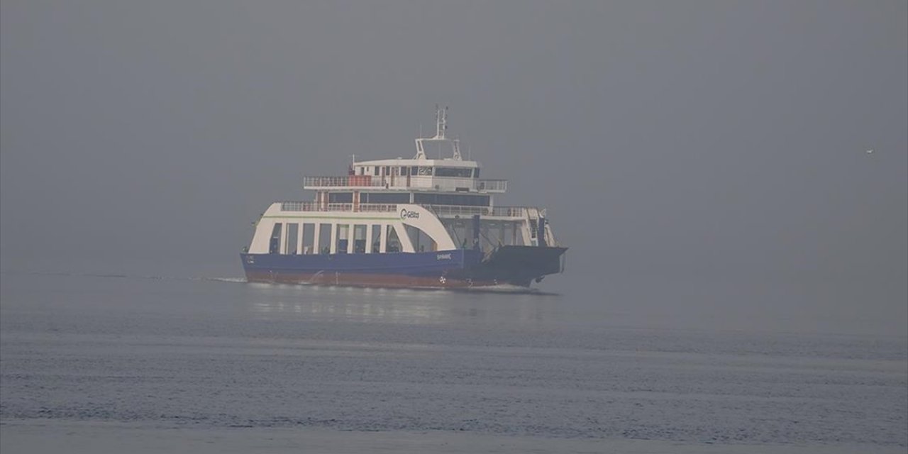 Çanakkale'de Feribot Seferlerinin Bazıları İptal Edildi