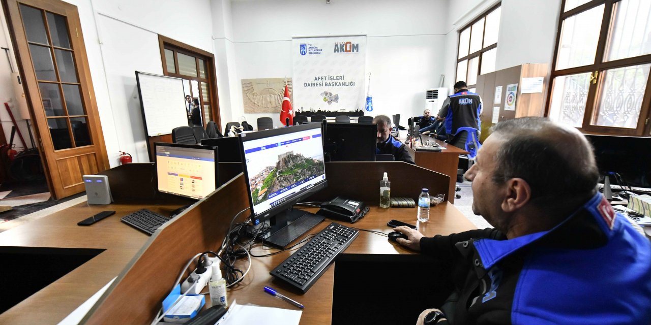 Ankara Büyükşehir Belediyesi Akom 7/24 Görevde