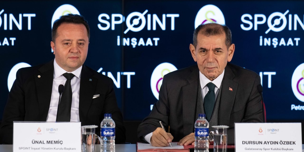 Galatasaray Kulübü İle Spoint İnşaat Arasında Sponsorluk Anlaşması İmzalandı