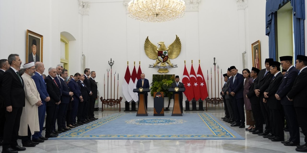 Türkiye ve Endonezya'dan 64 Maddelik Ortak Beyan