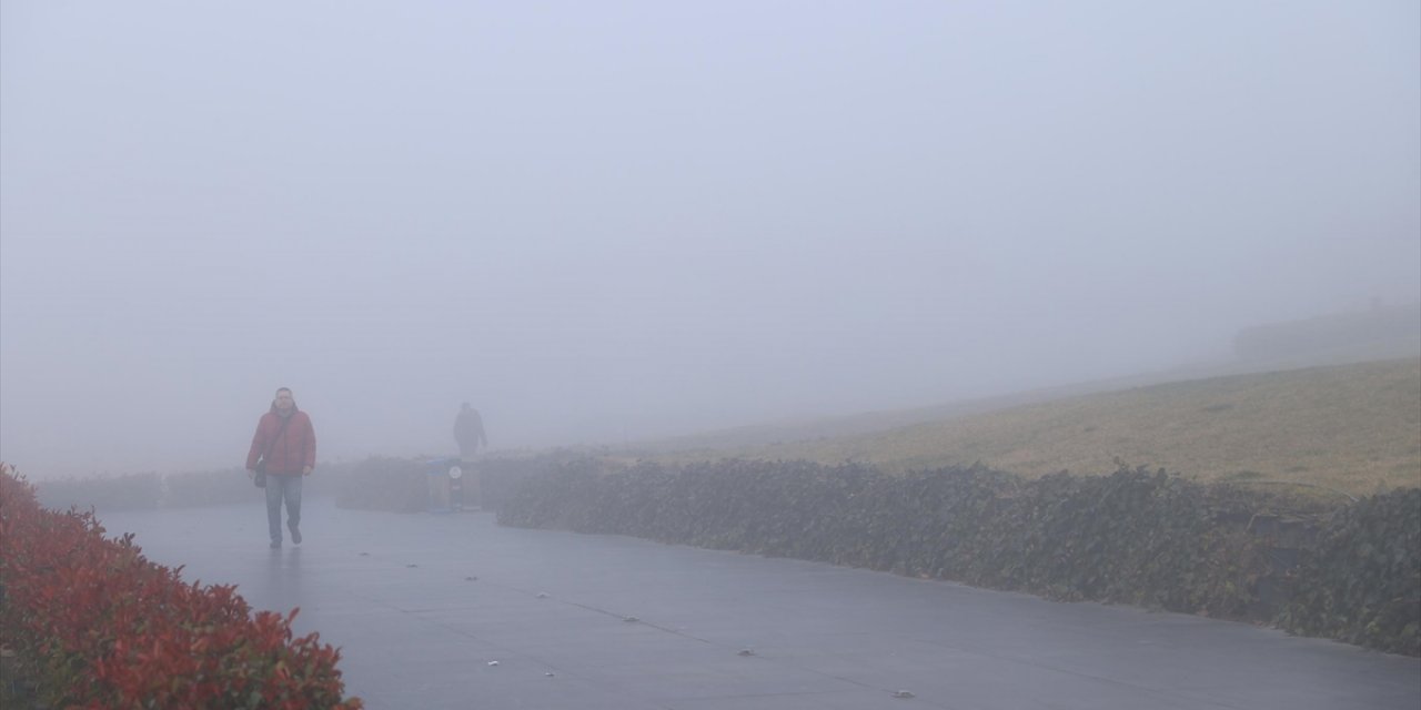 Edirne'de Yoğun Sis Etkili Oldu
