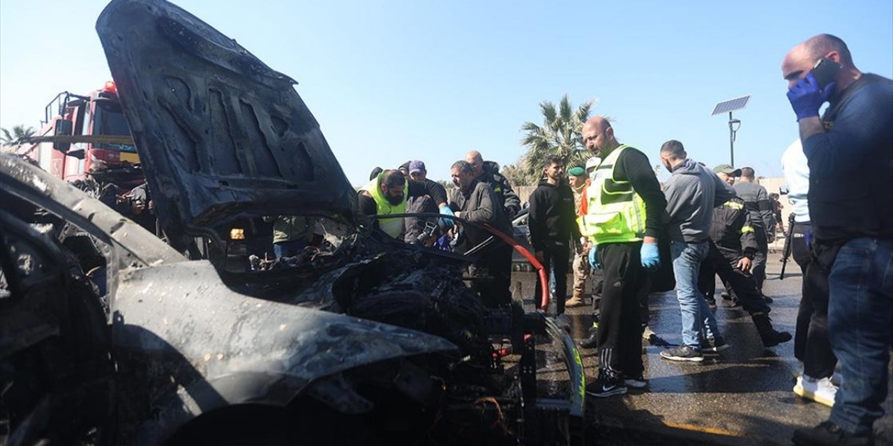 İsrail Ordusu, Lübnan'ın Güneyinde Bir Aracı İha'yla Hedef Aldı