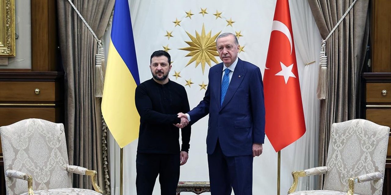 Cumhurbaşkanı Erdoğan, Ukrayna Devlet Başkanı Zelenskiy İle Görüştü