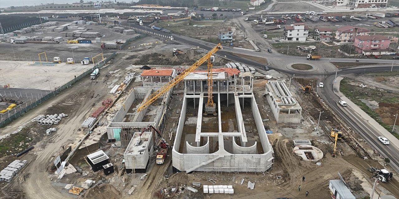 Tekirdağ Marmaraereğlisi Atık Su Arıtma Tesisi'nin İnşası Tamamlanma Aşamasına Geldi