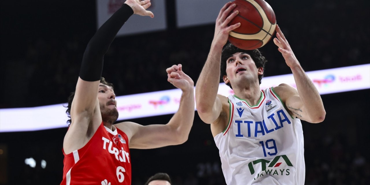 A Milli Erkek Basketbol Takımı İtalya'ya 80-67 Mağlup Oldu