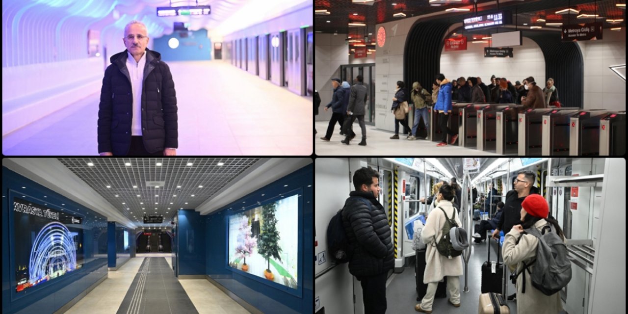 Bakan Uraloğlu, Gayrettepe-istanbul Havalimanı-Arnavutköy Metrosu'nda Yolcu Rekoru Kırıldığını Bildirdi