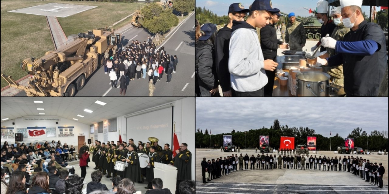 Mehmetçik, Ülkenin Dört Bir Yanından Gelen Öğrencileri Birliklerde Ağırladı