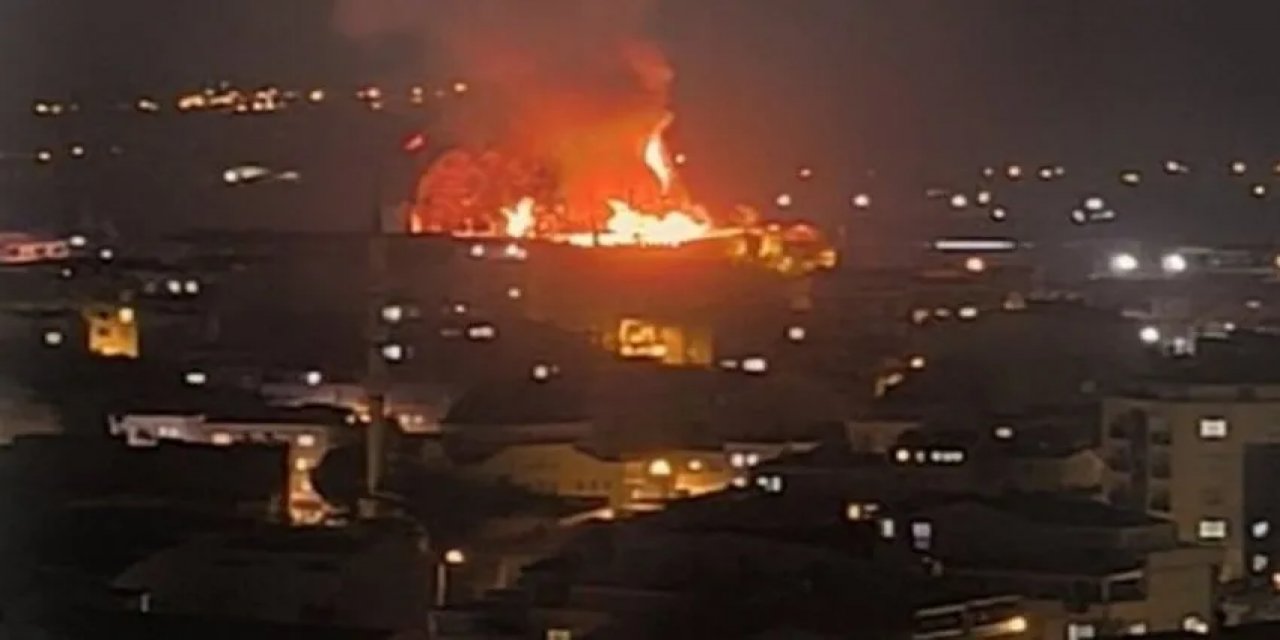 Bursa'nın Tarihi Kestel Kalesi'nde Korkutan Yangın!