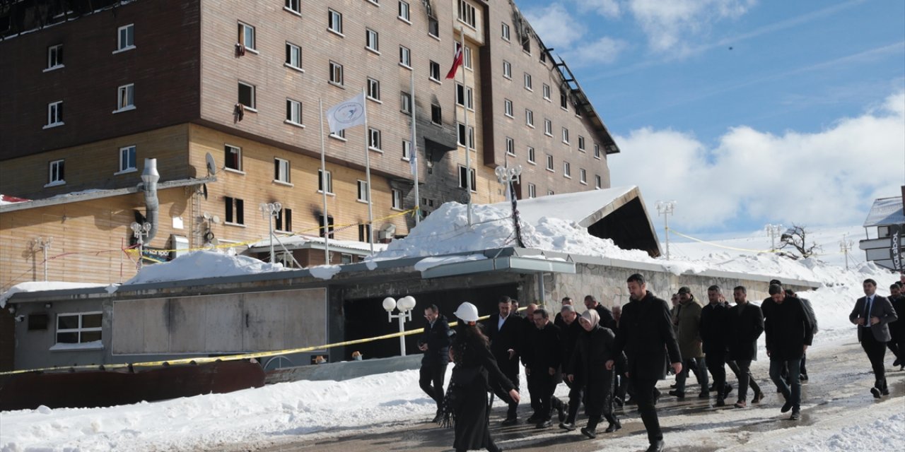 TBMM Kartalkaya'daki Otel Yangınını Araştırma Komisyonu, Grand Kartal Otel'de İncelemelerde Bulundu