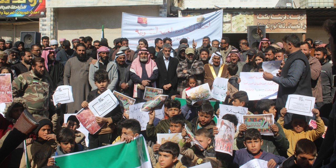 Suriye'de İşgalini Sürdüren Terör Örgütü PKK/YPG Protesto Edildi